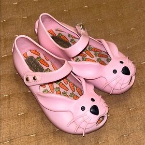 Mini Melissa Pink Bunny Sandals